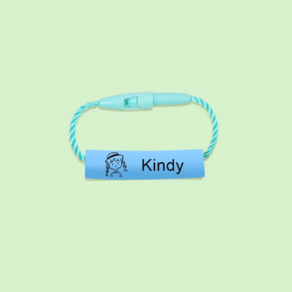 24pcs Baby Shoes Schoolbag Cup Clothes Name Sticker Waterproof Tag Rope Baby Name Ring Children Customized Name Label Pendant