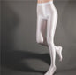 Glossy Shiny Stage Performance Leggings High Waist Fitness with Socks Skinny Yoga Trousers Women Clothing Stage Show