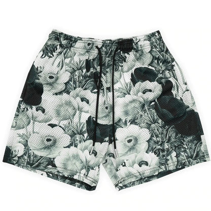 2024Summer New Digital Printing American Sports Casual Shorts Mesh Breathable and Loose Men's Short Shorts