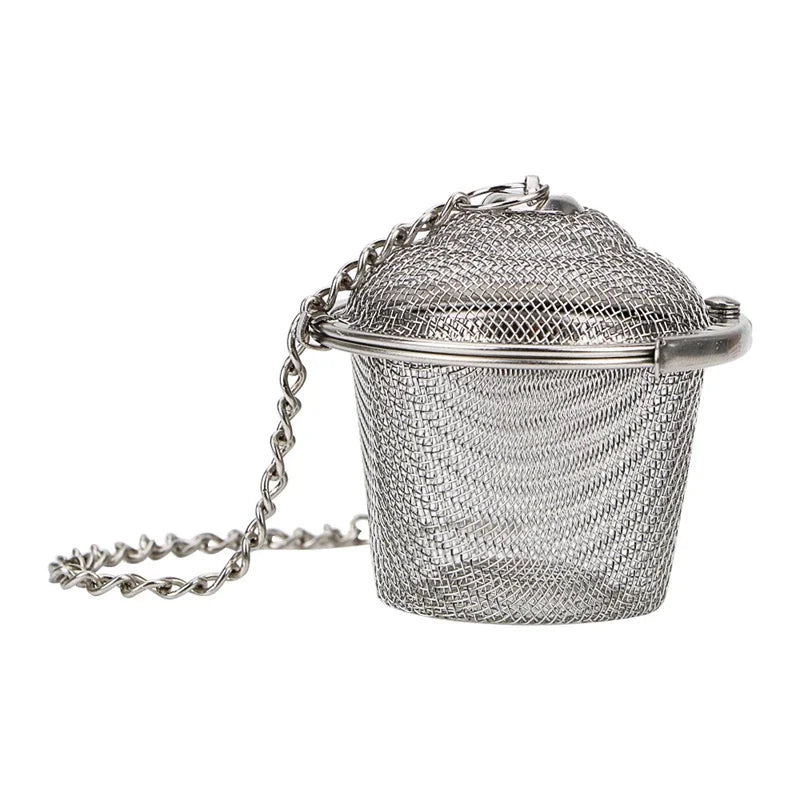 Tea Infuser Stainless Steel Tea Strainer Leaf Tea Filter Sieve Spice Ball Infuser Mesh Strainer Tea Brewing Kitchen Accessories