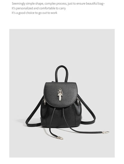 Fashionable Mini Travel Backpack for Women 2024 New Style Versatile Outdoor Bag Stylish Double Shoulder Bag Ladies Love