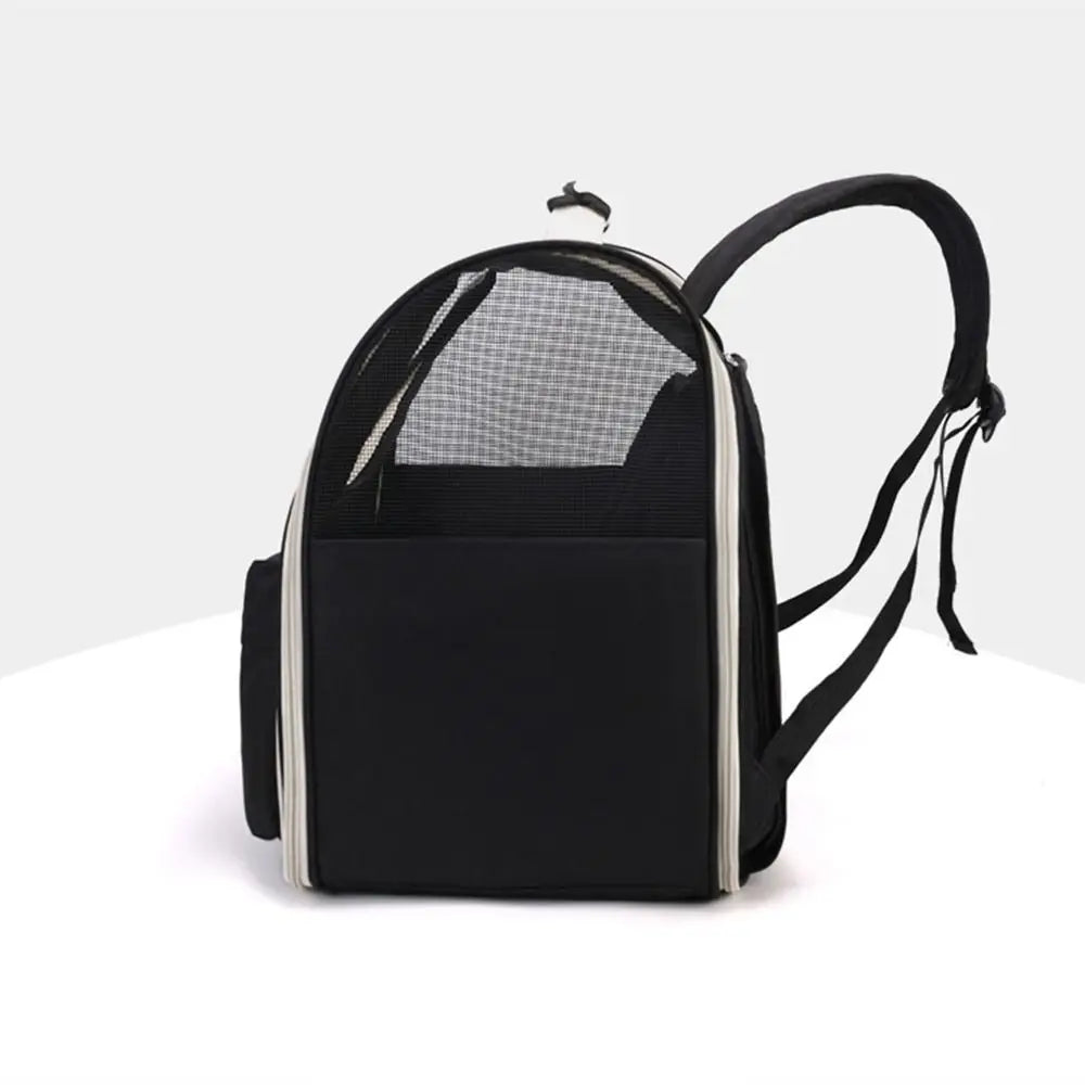 Expandable Pet Backpack Carrier Portable Breathable Dog Carrier Bag Zipper Creative Pet Carrying Backpack for Cats Puppy