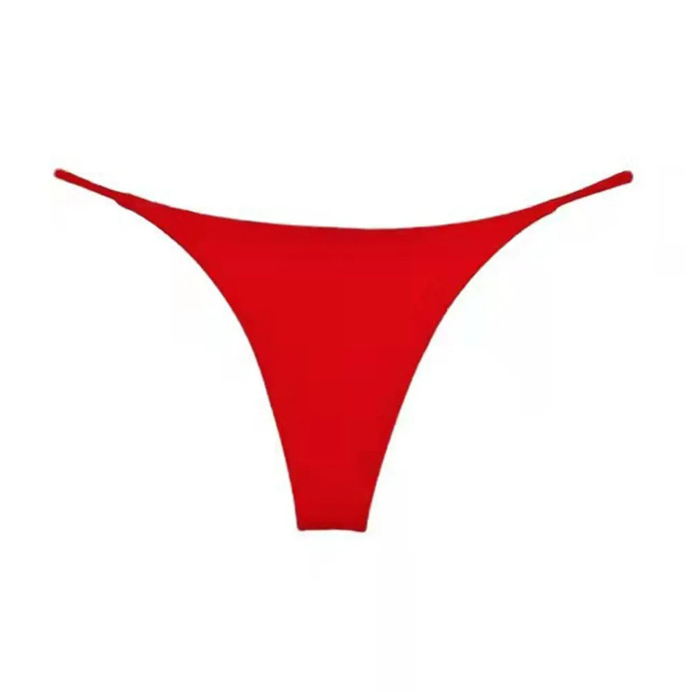 Women's Panties Sexy T-back G-strings Thongs Low Rise Lingerie Underwear Comfortable High Cut Ladies Briefs Tanga