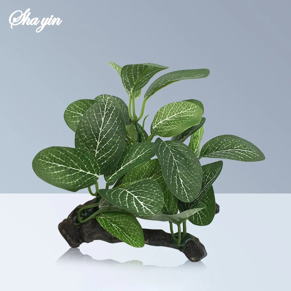 1PC Artificial Driftwood for Aquarium Decor Plastic Plant Branches Ornament for Fish Tank Decorations