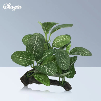 1PC Artificial Driftwood for Aquarium Decor Plastic Plant Branches Ornament for Fish Tank Decorations