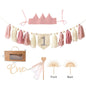 Happy Birthday Banner Handmade Tassel Pendant First Boys Girl Baby Shower Birthday Party Balloon Decoration Supplies Baby Gifts
