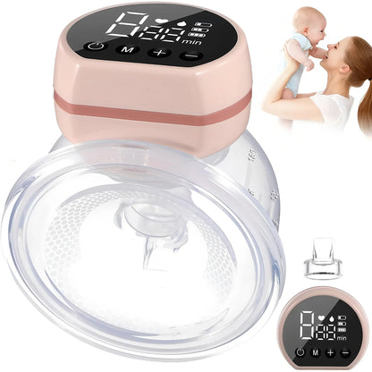 Wearable Breast Pump Hands Free Electric Portable Wearable Breast Pumps Slient BPA-free Breastfeeding Milk Collector