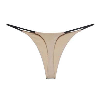 Women's Panties Sexy T-back G-strings Thongs Low Rise Lingerie Underwear Comfortable High Cut Ladies Briefs Tanga