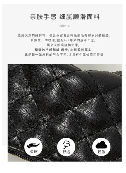 PU Soft Leather Diamond Grid Short Wallet Women Coin Purse Card Bag Zipper Coin Pouch Credit Card Holder ID Holder Mini Purse