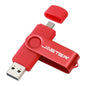JASTER Rotated Micro usb interface OTG Flash drive pendrive 32GB 16GB 64GB USB Flash Drive for android phone tablet PC notebook