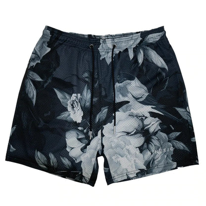 2024Summer New Digital Printing American Sports Casual Shorts Mesh Breathable and Loose Men's Short Shorts