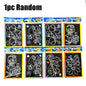 1-10pcs Dazzling Kids Scratch Drawing Set Pupil Puzzle Scratch Drawing Toys Kindergarten Early Education DIY Handmade Color Gift