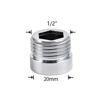 Water Faucet Coupler 1/2 To M16 M18 M20 M22 M24 M28 M32 Thread Connector Conversion Tap Adapter Fitting Bubbler Kitchen Bathroom