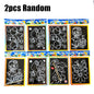 1-10pcs Dazzling Kids Scratch Drawing Set Pupil Puzzle Scratch Drawing Toys Kindergarten Early Education DIY Handmade Color Gift