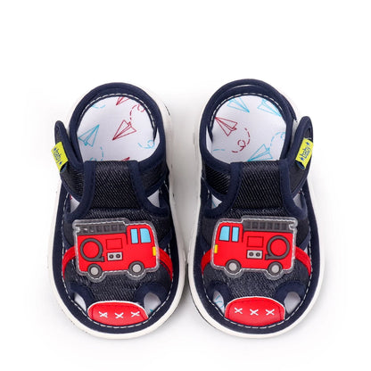Chaussures d'été grinçantes pour bébés filles et garçons, chaussures de marche d'intérieur et d'extérieur de haute qualité avec TPR, tendance 2025