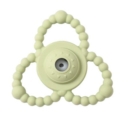 1Pcs Baby Silicone Teether Ring BPA Free Rattles Bracelet Food Grade Newborn Baby Accessories Cartoon Silicone Teething Toys