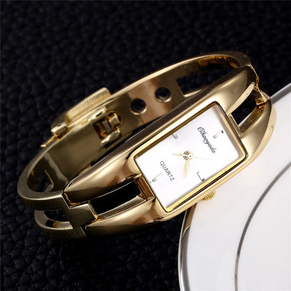 Montres élégantes pour femmes, montre-bracelet de luxe à quartz de marque supérieure, cadeau relogio feminino