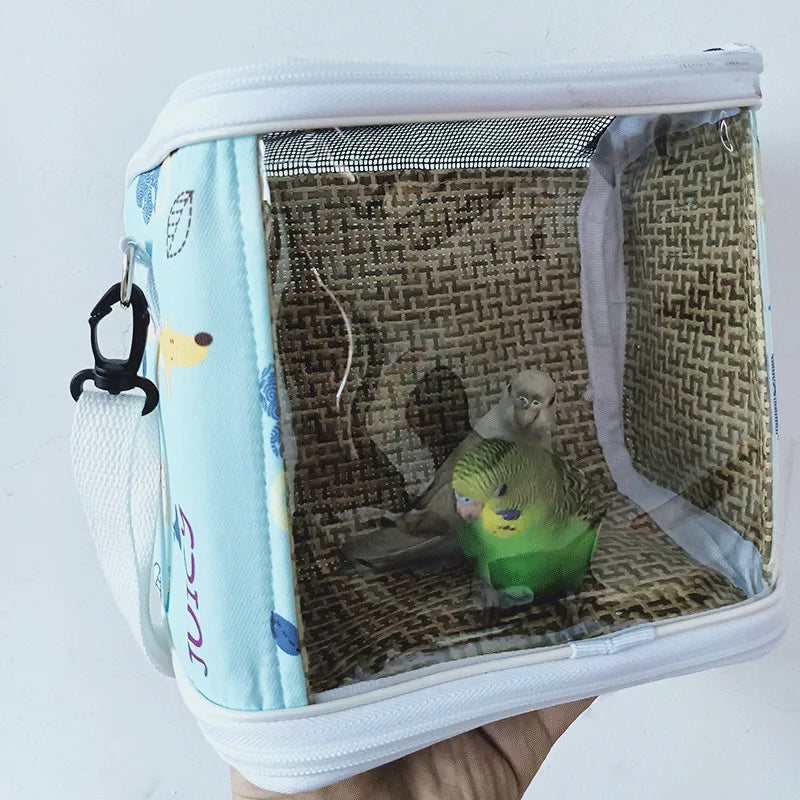 Multi Sized Pet Outdoor Bag Portable and Detachable Parrot Phoenix Hamster Flying Kangaroo Guinea Pig Birdcage Pet Bag