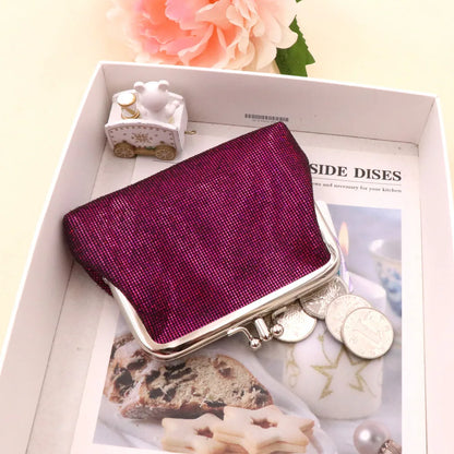 New Double Layer Women Wallets Short PU Leather Coin Purse Mini Wallet Retro Coin Purse for Women Lipstick Storage Dropshipping