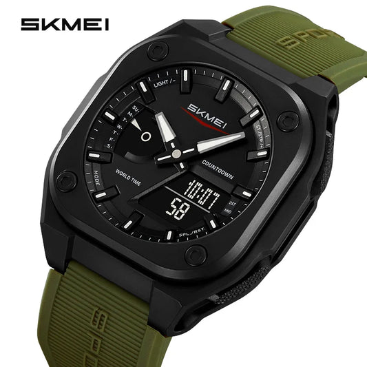 Montre SKMEI 2328 pour homme, accessoire de sport, étanche, réveil, numérique, électronique