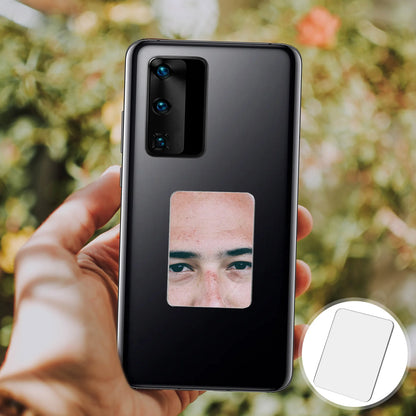 2Pcs Phone Case Mirror Sticker Makeup Mirror Decal Adhesive Mirror Acrylic Small For Dust Plug Mobile Phone Accessories Phone
