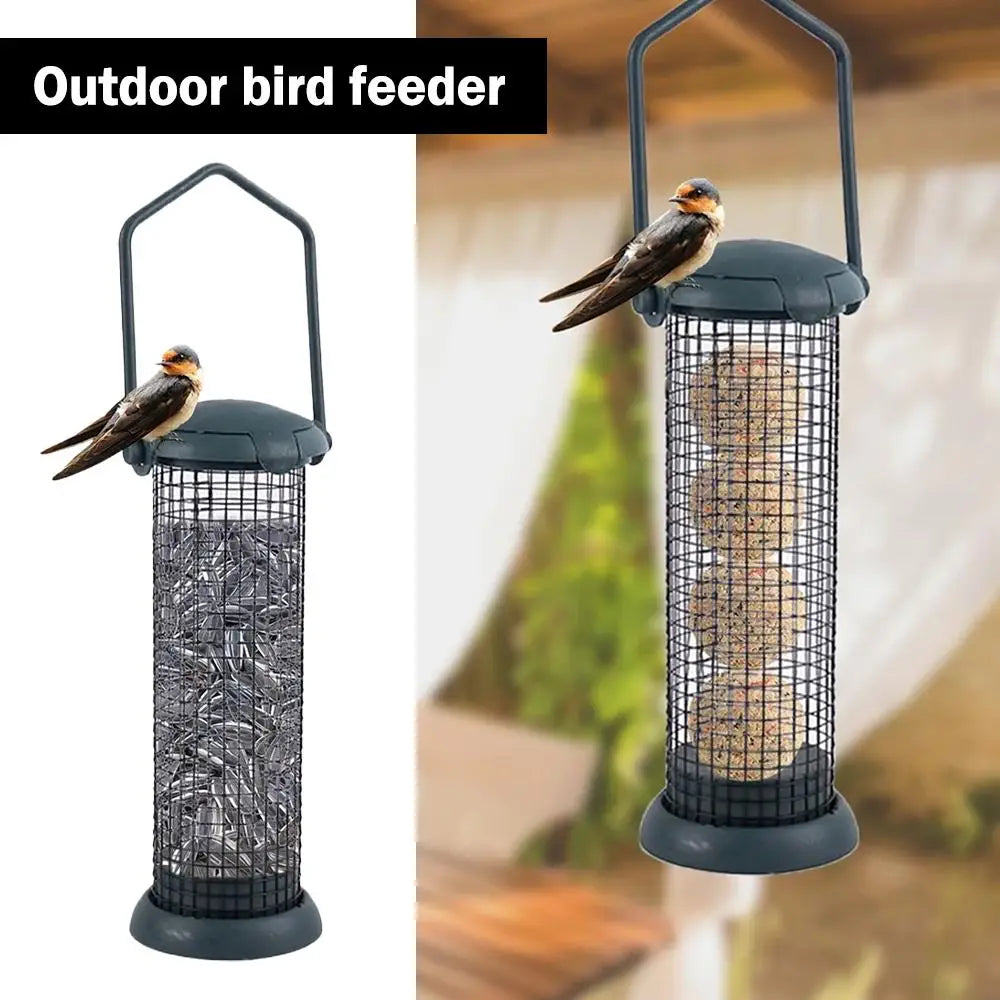 Bird Feeder Dumplings Grease Ball Rack Outdoor Food Dispenser For Tit Small Wild Birds Feed Station Hanging Birds Feeder
