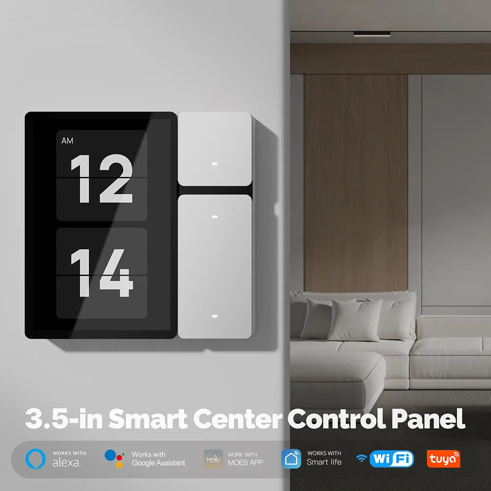 WiFi for Tuya Smart Touch Screen IR Remote Control Center Control Panel Smart Central Control for Intelligent Scenes Smart Home