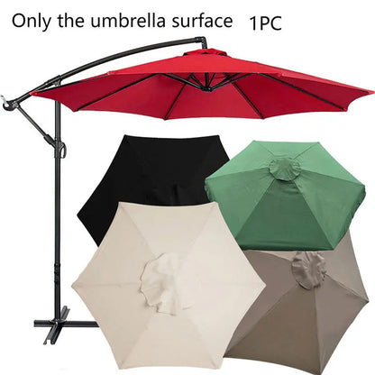 Parasol de jardin en tissu imperméable pour activités de plein air, pique-nique, camping