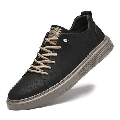 2024 New Genuine Leather Men's Casual Shoes Luxury Brand Outdoor Sneakers Tennis Masculino High Quality Sport Shoes for Men