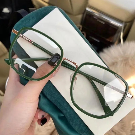 Lunettes de lecture carrées anti-lumière bleue pour hommes et femmes, style rétro, pour ordinateur, lecture et jeux, protection des yeux, 2023