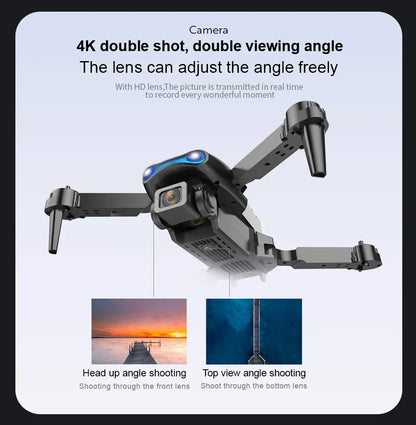 2025 E99 Pro Drone Quadcopter Remote Control Handle Four Axis Aircraft HD 6K Photography UAV Altitude Fixation Helicopter Toys