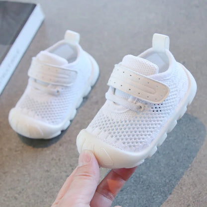 Summer Toddler Baby Shoes Boys Girls First Walkers Mesh Shoes Breathable Non-slip Soft Bottom Infant Baby Boy Girl Kids Shoes