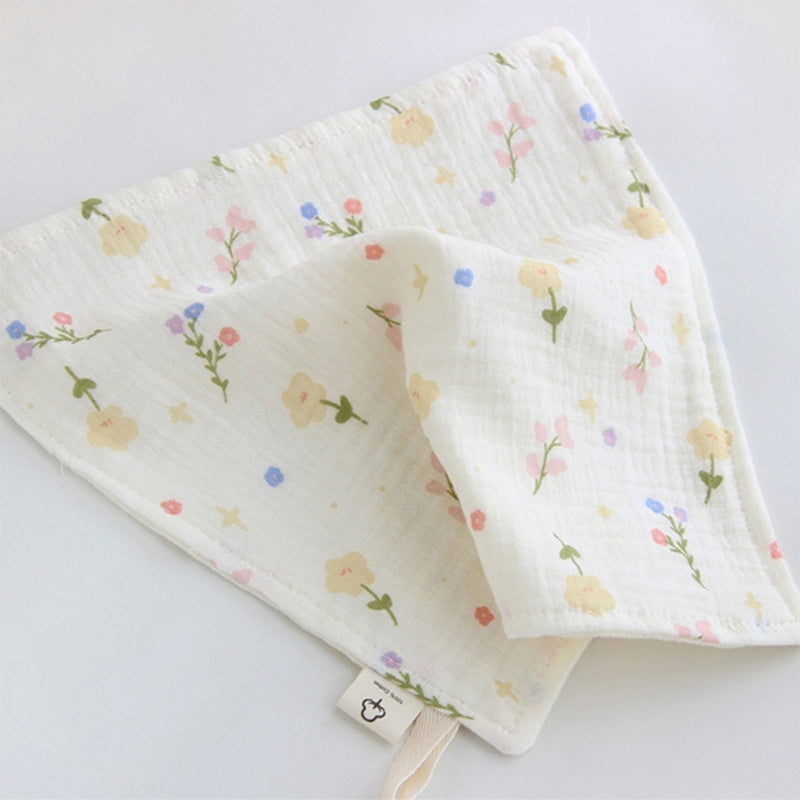 Cotton Towel Newborn Baby Items 4 Layer Muslin Baby Bibs Handkerchief Soft Saliva Towel Feeding Burp Cloths