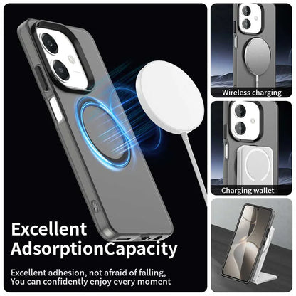 Candy Color For Magsafe Wireless Charge Magnetic Case For OPPO A3 Pro A3X A3 A60 Shockproof Soft Cover Funda For OPPO A60 Cover