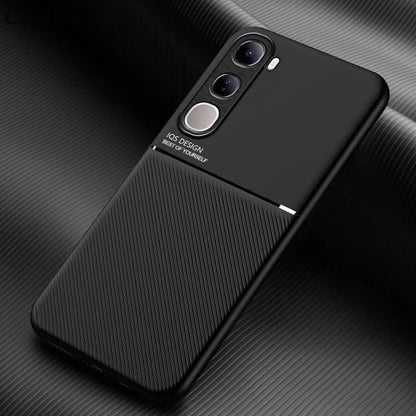 Magnetic Car Phone Case for vivo V40 Lite 4g/5G Prov40 vivo Magnet Metal Soft TPU Shockproof Cover VIVO V40 pro V 40 v40 lite 4G