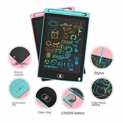Tablette d'écriture LCD 10/12 pouces, planche à dessin pour enfants, graffiti, bloc-notes, jouets, écriture manuscrite, tableau noir, planche à dessin magique, jouet pour enfants, cadeau
