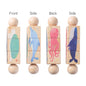 1pc Baby Wooden Rattle Toys Rotating Animal Matching Newborn Soothing Toy 0 12 Months Rotating Puzzle Montessori Toys for Babys