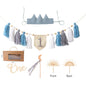 Happy Birthday Banner Handmade Tassel Pendant First Boys Girl Baby Shower Birthday Party Balloon Decoration Supplies Baby Gifts