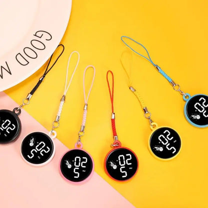 Montre LED créative à pendentif, montre électronique tactile simple pour écoliers du primaire