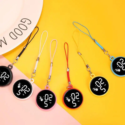 Montre LED créative à pendentif, montre électronique tactile simple pour écoliers du primaire