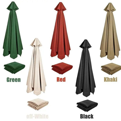 Parasol de jardin en tissu imperméable pour activités de plein air, pique-nique, camping