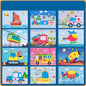 12 Pcs/Set 3D EVA Foam Handmade Sticker Cartoon Animal Vehicle Style DIY Stickers for Kindergarten Kids Gift