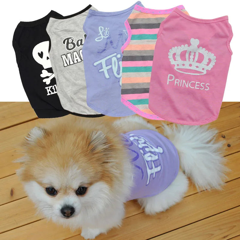 UBBT Security Dog Vest Dog Clothes XS-L Black Pet Puppy T Shirts For Small Dogs Chihuahua Yorkie Pug Cat Vest Costume
