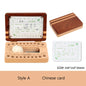 English Japanese Chinese Baby Wood Tooth Box Organizer Umbilica Save Gifts Milk Teeth Storage Box Birthday Baby Souvenir Gifts