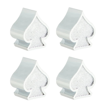 Lot de 4 bouchons de valve de pneu élégants en forme de pelle pour voiture, camion, moto, vélo
