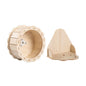 Wooden Hamster Running Wheel Adjustable Height Slient Rat Race Track Toy DIY Removable Hamster Exercise Wheel for Exercising