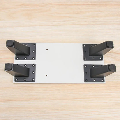 Lot de 4 pieds de meuble antidérapants, noirs et blancs, pour canapé, armoire, table