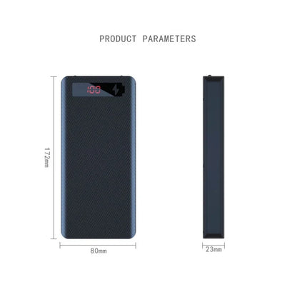 Dual USB Micro USB Type C Power Bank Shell 5V DIY Shell 18650 Holder Cases Detachable Battery Charge Storage Box Without Battery