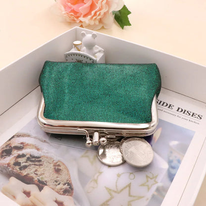 New Double Layer Women Wallets Short PU Leather Coin Purse Mini Wallet Retro Coin Purse for Women Lipstick Storage Dropshipping