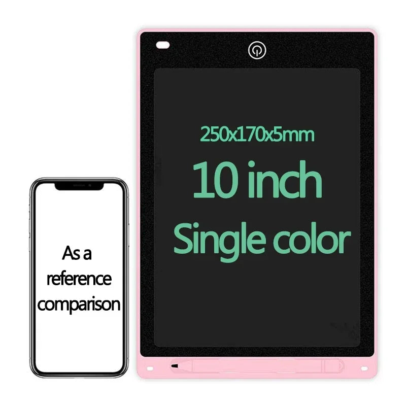 Tablette d'écriture LCD 10/12 pouces, planche à dessin pour enfants, graffiti, bloc-notes, jouets, écriture manuscrite, tableau noir, planche à dessin magique, jouet pour enfants, cadeau